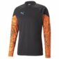 PUMA Trainingsshirt IndividualCUP Kwartrits - Zwart/Oranje