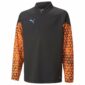 PUMA Trainingsshirt IndividualCUP Kwartrits - Zwart/Oranje Kinderen