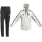 adidas Duitsland DNA Trainingspak Full-Zip Hooded 2024-2026 Wit Zwart