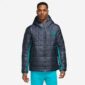 Barcelona Winterjas NSW Fleece synthetic-fill - Navy/Turquoise
