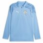 Manchester City Trainingsshirt Kwartrits - Blauw/Wit