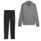 PUMA teamGOAL Trainingspak 1/4 Kids Grijs Zwart Wit