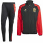 adidas België Presentatie Trainingspak 2024-2026 Zwart Rood Goud