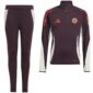 adidas Bayern München Trainingspak 1/4-Zip 2024-2025 Kids Bordeauxrood Wit Rood