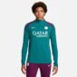 Paris Saint-Germain Trainingsshirt Dri-FIT ADV Strike Elite Drill - Geode Teal/Bordeaux/Oranje