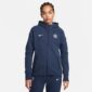 Paris Saint-germain Hoodie Nsw Tech Fleece Fz - Navy/wit Dames - Nike, maat ['Medium']