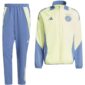 adidas Ajax Presentatie Trainingspak Full-Zip 2024-2025 Geel Blauw