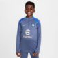 Inter Trainingsshirt Dri-fit Strike Drill - Blauw/blauw Kids - Nike, maat S: 128-137 cm