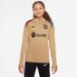 Barcelona Trainingsshirt Dri-fit Strike Drill - Goud/bordeaux/zwart Kids - Nike, maat XL: 158-170 cm