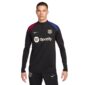 Nike FC Barcelona Strike Trainingstrui 1/4-Zip 2024-2025 Zwart Wit Rood Blauw