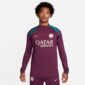 Paris Saint-germain Trainingsshirt Dri-fit Strike Drill - Bordeaux/geode Teal/oranje - Nike, maat XX-Large