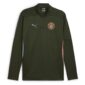 Manchester City Trainingsshirt Kwartrits - Groen/blauw - PUMA, maat Large