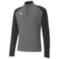 PUMA Trainingsshirt teamLIGA Kwartrits - Grijs/Wit