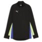 PUMA Trainingsshirt Individualblaze Kwartrits - Zwart/fizzy Apple Dames, maat Large