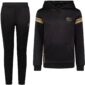 Cruyff Fuerza Hoodie Trainingspak Zwart Goud